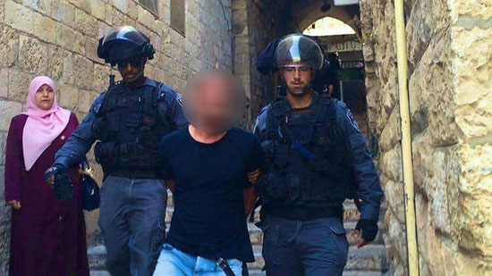  شرطة الاحتلال تعتقل المصلين -اليوم السابع -9 -2015